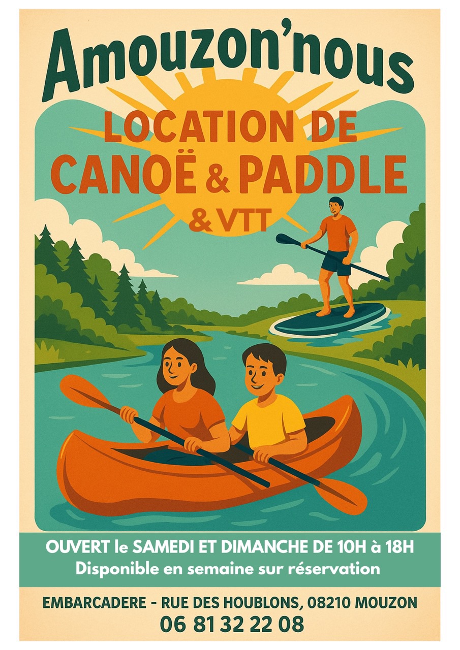 Canoë sur la Meuse